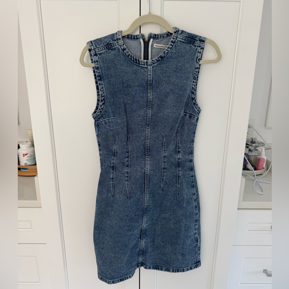Abercrombie & Fitch Blue Denim Mini Dress